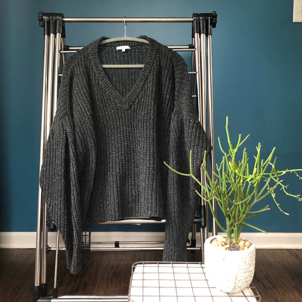 Madewell balloon sleeve sweater
